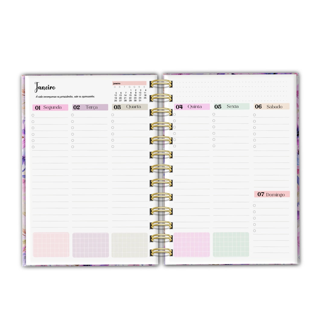 Novo tipo de agenda semanal